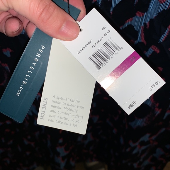 Perry Ellis short sleeve shirt mens 2X brand new - Picture 5 of 7